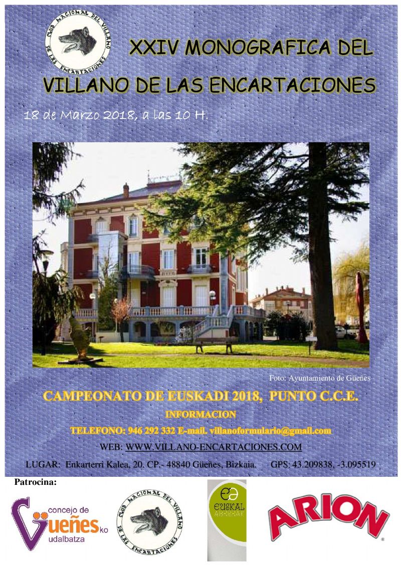 Cartel de XXIV MONOGRAFICA DEL VILLANO DE LAS ENCARTACIONES